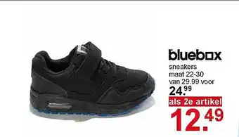 Scapino Bluebox Sneakers Grijs aanbieding