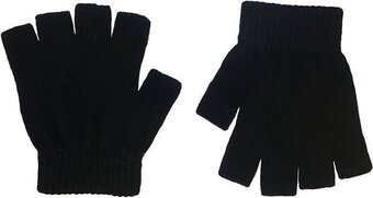 Bol.com Zwarte vingerloze handschoenen | maat one size fits all aanbieding