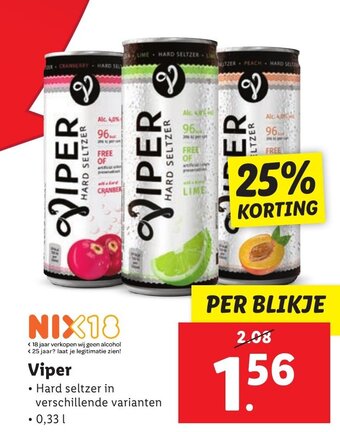 Lidl Viper 0.33L aanbieding