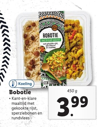 Lidl Bobotie 450g aanbieding