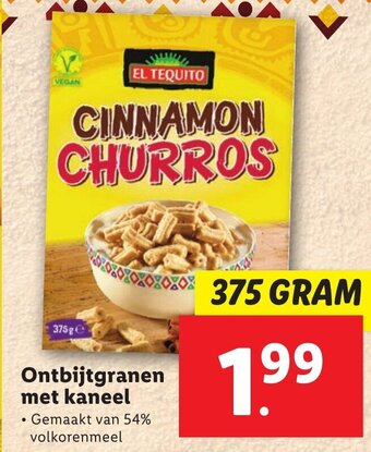 Lidl Ontbijtgranen met kaneel 375g aanbieding