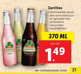 Lidl Jarritos 370ml aanbieding