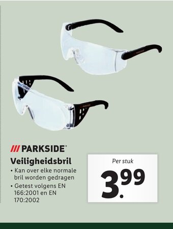 Lidl PARKSIDEⓇ Veiligheidsbril aanbieding