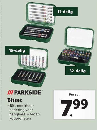 Lidl PARKSIDEⓇ Bitset aanbieding