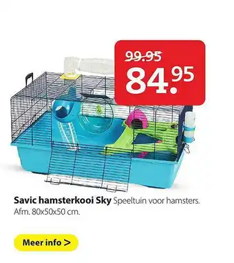 Pets Place Savic Hamsterkooi Sky aanbieding