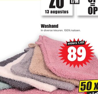 Dirk Washand aanbieding