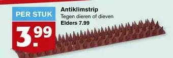 Hoogvliet Antiklimstrip Tegen Dieren Of Dieven aanbieding