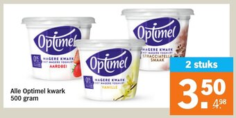 Albert Heijn Alle Optimel kwark 500 gram aanbieding