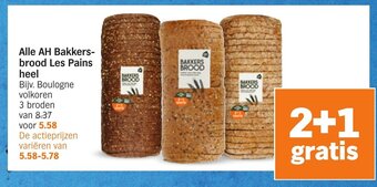 Albert Heijn Alle AH Bakkers-brood Les Pains heel aanbieding