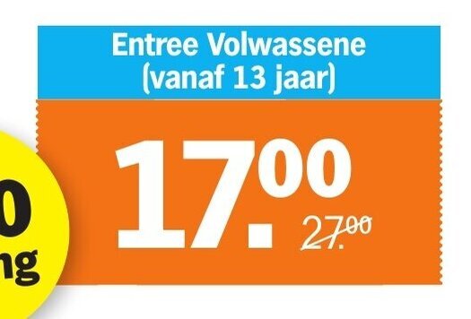 Diergaarde Blijdorp ticket Entree Volwassene (vanaf 13 jaar) aanbieding