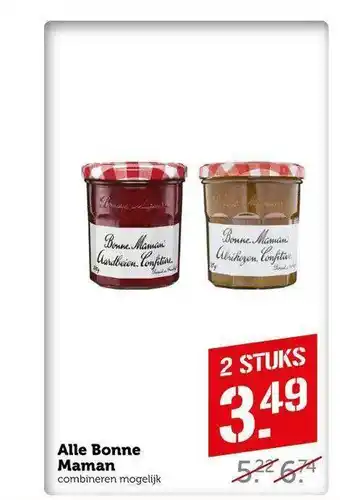 CoopCompact Alle Bonne Maman aanbieding