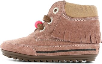 Bol.com Baby | veterschoenen | meisjes | old rose | leer | shoesme | maat 19 aanbieding