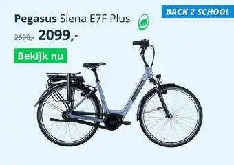 Mantel Pegasus Siena E7F Plus Fiets aanbieding