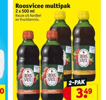 Kruidvat Roosvicee multipak 2 x 500 ml aanbieding