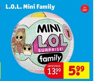 Kruidvat L.O.L. Mini Family aanbieding