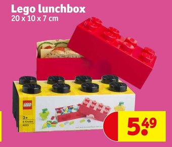 Kruidvat Lego lunchbox 20 x 10 x 7 cm aanbieding