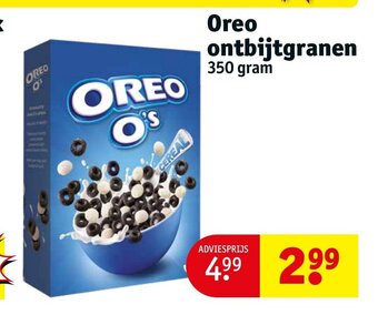 Kruidvat Oreo ontbijtgranen 350 gram aanbieding