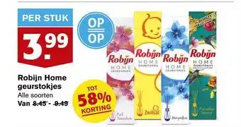 Hoogvliet Robijn Home Geurstokjes Tot 58% Korting aanbieding