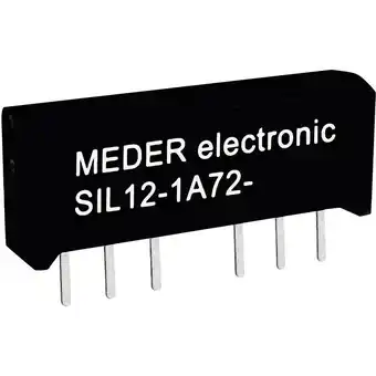 Conrad Standexmeder electronics sil12-1a72-71d reedrelais 1x no 12 v/dc 0.5 a 10 w sil-4 aanbieding