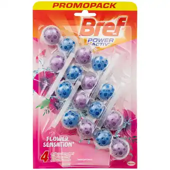 Action Bref power activ' toiletblokken flower sensation aanbieding