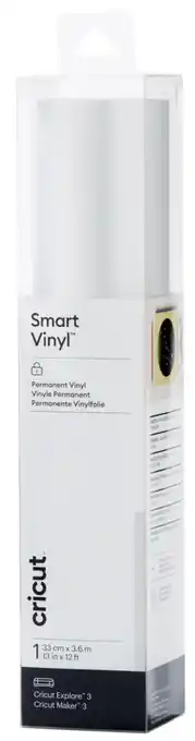Coolblue Cricut smart vinyl permanent 33x366 shimmer zilver aanbieding