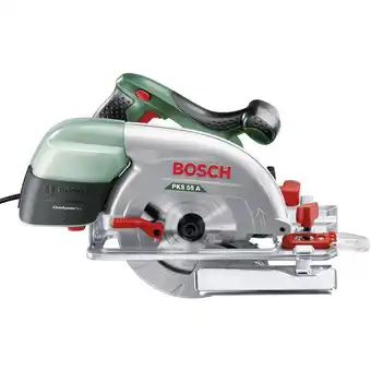 Conrad Bosch home and garden pks 55 a handcirkelzaag zaagdiepte 90° (max.) 55 mm 1200 w aanbieding