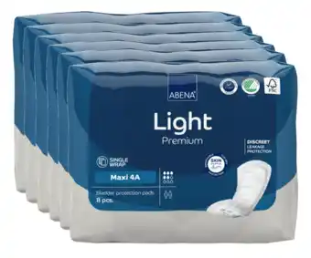 De Online Drogist Abena light premium maxi 4a inlegverband - multiverpakking 6x8st aanbieding