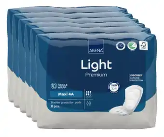 De Online Drogist Abena light premium maxi 4a inlegverband - multiverpakking 6x8st aanbieding