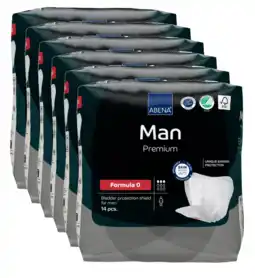 De Online Drogist Abena man premium formula 0 inlegverband - multiverpakking 6x14st aanbieding