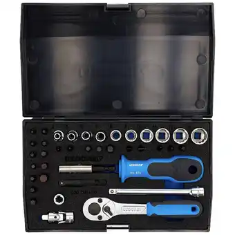 Conrad Gedore d 20 tmu-10 1815660 dopsleutelset metrisch 1/4 (6.3 mm) 40-delig aanbieding