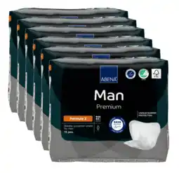 De Online Drogist Abena man premium formula 2 inlegverband - multiverpakking 6x15st aanbieding