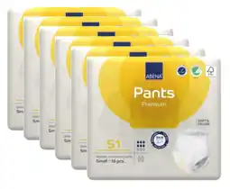 De Online Drogist Abena pants premium s1 - multiverpakking 6x16st aanbieding