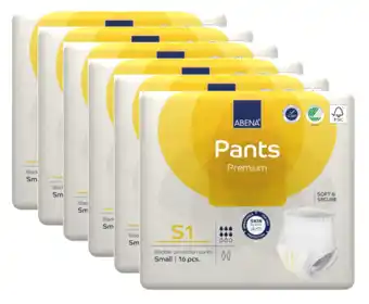 De Online Drogist Abena pants premium s1 - multiverpakking 6x16st aanbieding