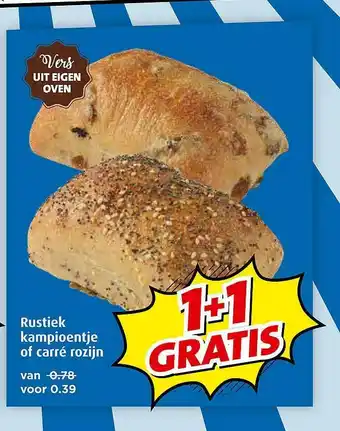 Boni Rustiek Kampioentje Of Carré Rozijn 1+1 Gratis aanbieding