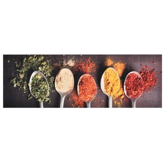 fonQ Vidaxl keukenmat wasbaar spoons 60x180 cm aanbieding