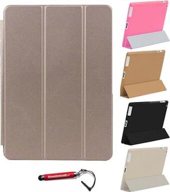 Bol.com Hem apple ipad hoes geschikt voor ipad 9.7 (2017 & 2018) - smart cover - goud - ipad hoes aanbieding