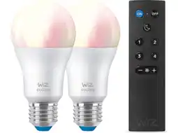 MediaMarkt Wiz slimme led-verlichting wit en gekleurd licht e27 60w aanbieding