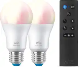 MediaMarkt Wiz slimme led-verlichting wit en gekleurd licht e27 60w aanbieding