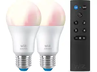 MediaMarkt Wiz slimme led-verlichting wit en gekleurd licht e27 60w aanbieding