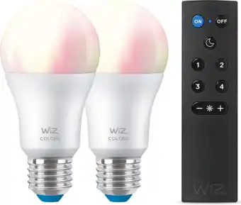 MediaMarkt Wiz slimme led-verlichting wit en gekleurd licht e27 60w aanbieding