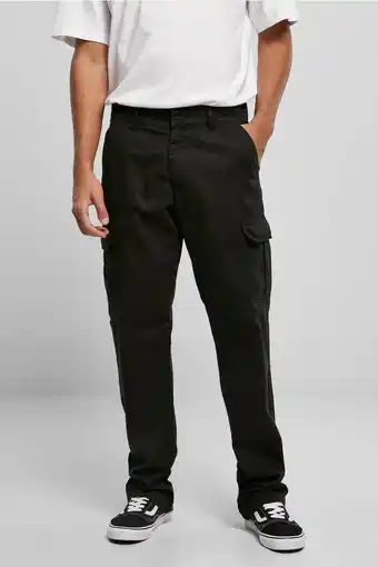 Wehkamp Urban classics regular fit broek zwart aanbieding