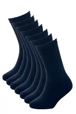 Wehkamp Anytime sokken - set van 7 donkerblauw aanbieding