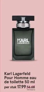 Etos Karl lagerfeld pour homme aanbieding