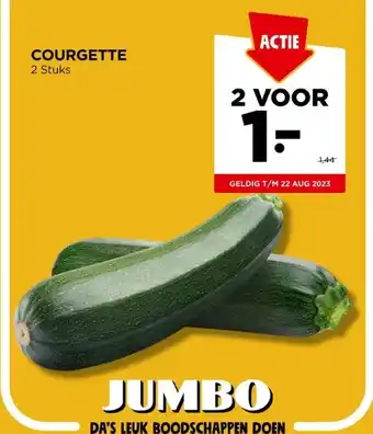 Jumbo Courgette aanbieding