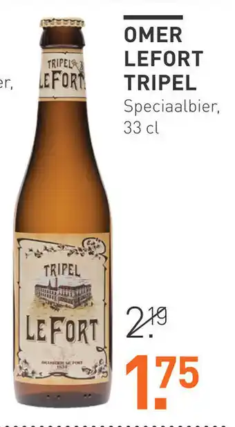 Gall & Gall Omer lefort tripel 33cl aanbieding