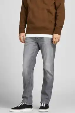 Wehkamp Jack & jones jeans intelligence slim straight fit jeans jjitim jjoriginal grey denim aanbieding