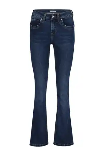 Wehkamp Red button flared jeans babette darkstone used darkstone aanbieding