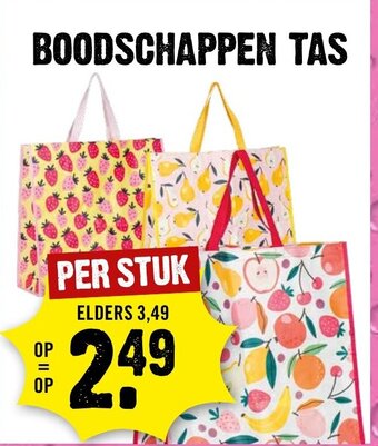 Dirck 3 BOODSCHAPPEN TAS aanbieding