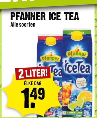 Dirck 3 PFANNER ICE TEA Alle soorten aanbieding