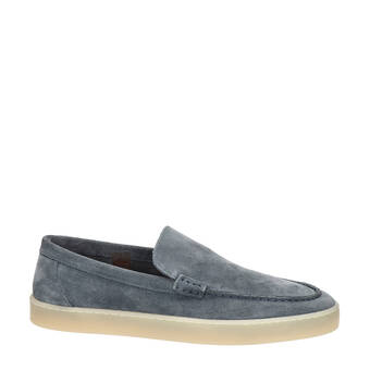 Wehkamp Nelson suède loafers blauw aanbieding